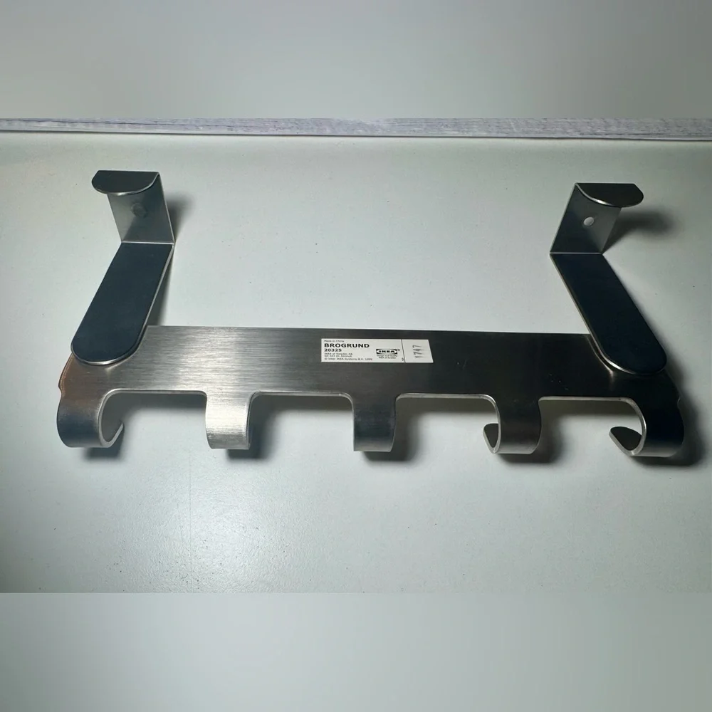 IKEA BROGRUND Hanger for door, stainless steel